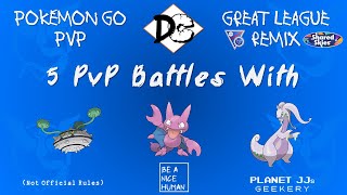 Pokémon GO PvP  Great League Remix 5 Rounds Ferrothorn  Gligar Shadow  Goodra [upl. by Ellimac]