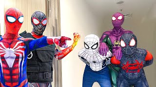 SUPERHEROs ALL STORY 1  SpiderMan Mansion Drama  Funny  Dark Movie [upl. by Hgielrac]