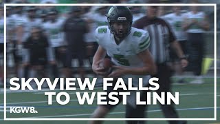 West Linn dominates over Skyview in Oregon vs Washington matchup  Friday Night Football [upl. by Yentihw]