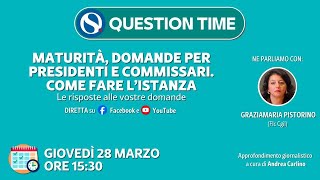 Maturità domande per presidenti e commissari Come fare l’istanza [upl. by Nananne]