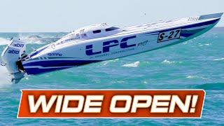 Wide Open Throttle Key West Powerboat Races High Volume ACTION ZIPZAPPOWER [upl. by Gnol]