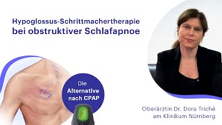 HypoglossusSchrittmachertherapie bei obstruktiver Schlafapnoe  Vortrag Dr Triché Nürnberg [upl. by Quartus]