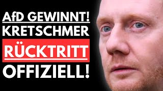 🚨PAUKENSCHLAG KRETSCHMER TRITT ZURÜCK AfD ÜBERNIMMT REGIERUNG IN SACHSEN🚨 [upl. by Harrietta]