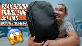 Whats In My Travel Bag Ep 5  Peak Design Travel Line 45L Backpack Review [upl. by Tonie541]