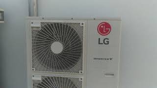 2 brand new LG air conditioner running [upl. by Agler]