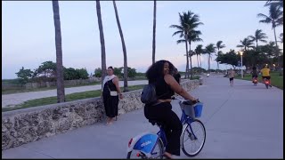 Sun Fun amp Rides Pool Day Jacuzzi and Bike Riding in Miami Beach [upl. by Ainuj]