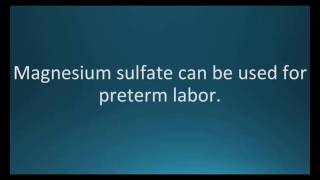 How to pronounce magnesium sulfate Memorizing Pharmacology Flashcard [upl. by Annaitat]