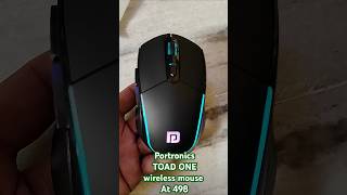 Portronics toad one wireless mousebest mouseRGB rechargeable mouse24hz mouseflipkart BBD sale [upl. by Latashia527]