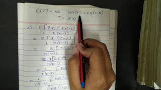 Unbiased estimator example 3 in probability and statistics part 1 [upl. by Yesdnik]