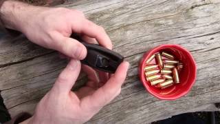 Universal 9mm45ACP magazine loader review Manual vs RAE Speedloader [upl. by Lain113]