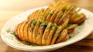 How to Make Hasselback potatoes [upl. by Tenahs68]