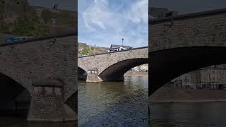 Bouillon Belgium castle and bridge TravelwithHugoF belgium shortsvideo travelshorts [upl. by Lebbie]