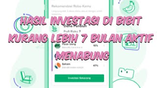 review hasil investasi di bibit [upl. by Shipp]