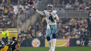 Dak Prescotts best throws from 352 yard game vs Steelers  Week 5 [upl. by Sema]