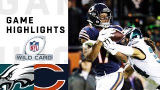 Eagles vs Bears Wild Card Round Highlights  NFL 2018 Playoffs [upl. by Bush]