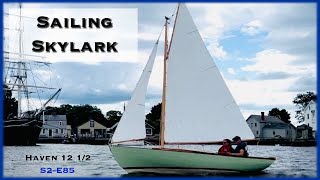 Launching and Sailing Skylark a Haven 12 12 S2E85 [upl. by Ymmas]