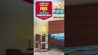 5000 LKR worth bedside rack free with Damro Foam Mattress [upl. by Flanders25]