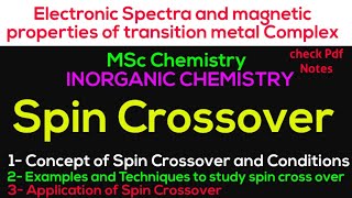 Spin Selection Rule in Inorganic Chemistry [upl. by Crescantia367]