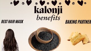 quotBlack Seeds Kalonji Benefits for Hair Growth Skin Glow amp Healthy Recipes  DIY Mask amp Morequot [upl. by Iosep458]