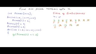 Prime Numbers  Sieve of Eratosthenes [upl. by Laval]