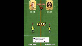 Haaland Vs Cucurella Who Is Fastest In FC 24  Speed Test⚡🥇shorts eafc24 cucurella haaland [upl. by Ive260]