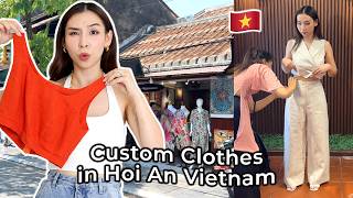 Getting Custom Clothes Made in Vietnam 🇻🇳 [upl. by Einomrah]