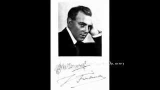 Fryderyk Chopin 2 Etiudy Gesdur nr 9 Op 25 i nr 5 Op 10 — Ignacy Friedman 1920 [upl. by Brufsky]