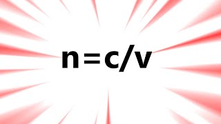 A Level Physics Refraction The Refractive Index Calculating the speed of light in a medium [upl. by Pooley]