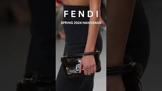 FENDI SPRING 24 RUNWAY HANDBAGS [upl. by Inaliak]