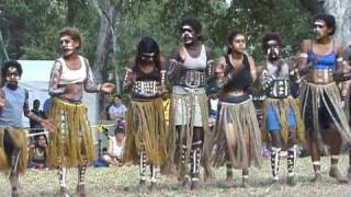 Hope Vale Aboriginal children at Laura Festival Day 2 [upl. by Eetnahs]