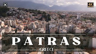 Patras from drone  Greece  Cinematic Aerial Video  4K [upl. by Pascale]