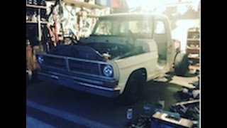 F100 Crown Vic full frame swap quotF71quot Episode 7 Steering shifting amp more [upl. by Rattray]