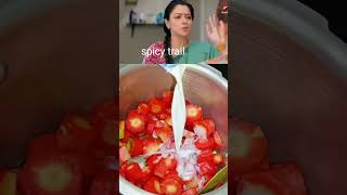 Anupama Ne banaya gajar ka halwa recipe shorts spicytrail [upl. by Crescint787]