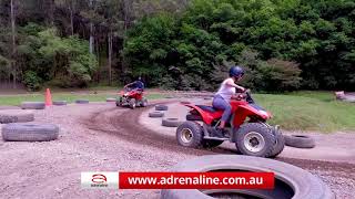 Quad Biking Glenworth Valley  Adrenaline [upl. by Elauqsap]