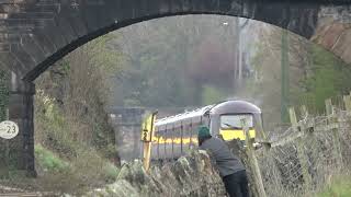 CrossCountry HST 43285 and 43301 passing Chevin [upl. by Marx]