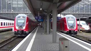 Main Neckar Ried Express DB Regio 446 003446 004 und 446 028446 023 in Frankfurt am Main Hbf [upl. by Shifrah]