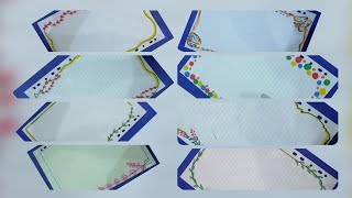 تزيين الدفاتر المدرسيه بطريقه بسيطه 📗📚Decorating school notebooks in a simple way [upl. by Dnalyar633]