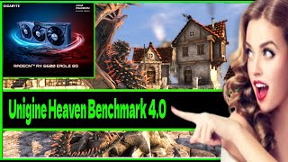 Unigine Heaven Benchmark 40  Gigabyte AMD RX 6600 Eagle 8G [upl. by Lynelle]