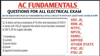 RLC Series Circuit Impedance Power Factor Active Power amp Reactive Power Analysis with AC Supply [upl. by Ulyram]