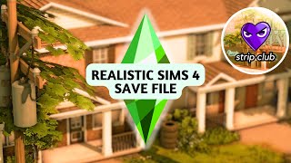 MOST REALISTIC SIMS 4 SAVE FILE IVE SEEN IN A LONG TIME Drama Diversity realism  The Sims 4 [upl. by Kcirrez]