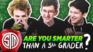 Are You Smarter than a 5th Grader CHALLENGE with TSM Fortnite East [upl. by Chaffee]