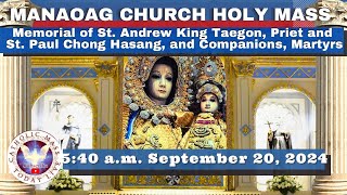 CATHOLIC MASS OUR LADY OF MANAOAG CHURCH LIVE MASS TODAY Sep 20 2024 541am Holy Rosary [upl. by Hctub792]