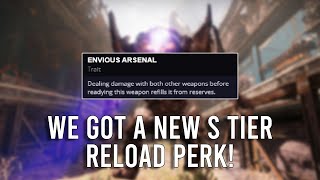 ENVIOUS ARSENAL IS AN S TIER NEW PERK FOR DAMAGE ROTATIONS [upl. by Whale]