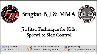 Ep06  BJJ for Kids Sprawl to Side Control [upl. by Alael]