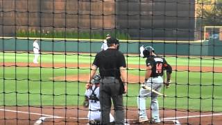 Columbus Clippers Daisuke Matsuzaka Strikeout vs Norfolk Tides Eric Thames 8192013 [upl. by Tuck]