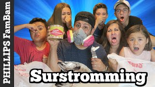 AMERICAN KIDS TRY SURSTROMMING SMELLIEST FOOD IN THE WORLD  KIDS REACTIONS THROWING UP [upl. by Dygert728]