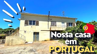 COMPRAMOS FINALMENTE NOSSA CASA EM PORTUGAL  VAMOS REFORMAR TUDO E SOZINHOS  TOUR COMPLETO [upl. by Hildagarde879]