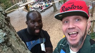 Eating at Shady Maple Smorgasbord with Kirkland and his family seeing a park vlog [upl. by Iah143]