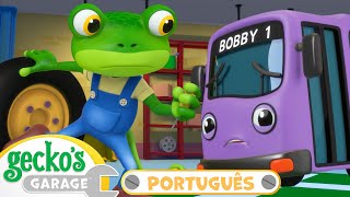 Consertando Um Ônibus À Noite  Garagem do Gecko  Desenhos Animados [upl. by Smeaj]