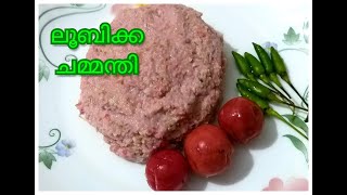 LOOBIKKA CHAMMANTHIROOBIKKA CHAMMANTHIEASYampTASTYHOW TO MAKE CHAMMANTHI [upl. by Spillar]